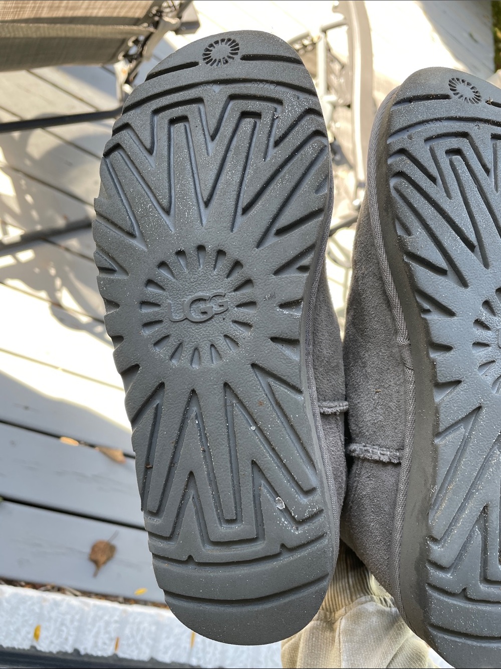 UGG Boots Classic Mini II size 7 Gray - Picture 14 of 14